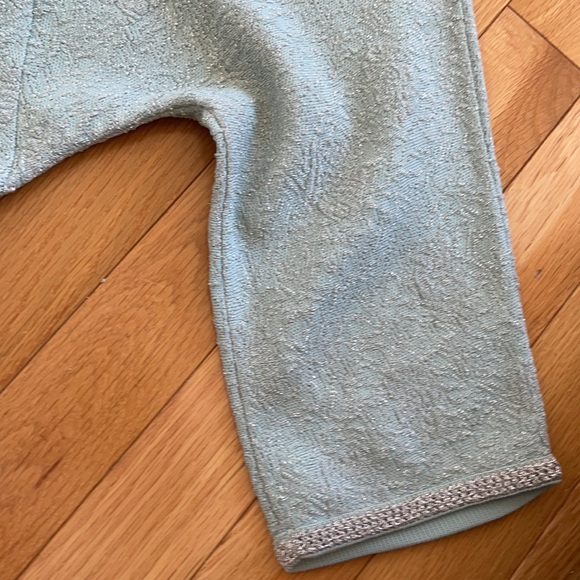 Vintage 1960s Lurex Blue Dress - Picture 7 of 16